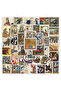 50pcs 50PCS Retro Medieval Art Poster Pattern Sticker DIY Phone Laptop Luggage Skateboard Graffiti D - 2