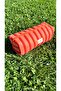 Orange Tonsureton Striped Airwrap Hair Straightener Carrying Case, Large Size Makeup Bag - 2