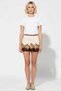 Women's Shorts Straight Fit Regular Waist Short Length Wide Leg Woven Satin Ethnic Pattern Lined Stylish - 4