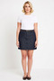 Women's Mini Shorts High Waist Belt Detailed Plain Pattern Denim Rigid Fabric Functional - 4