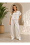 Linen Fabric Casual Double Set - 2