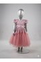 Girl's Evening Dress Princess Model Layered Tulle Birthday Wedding Dress-Aby-0052 New Model - 4