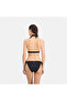 Women Swim's Side Strap Bikini Bottom - Black - 2