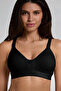 Supportless Wireless Thick Rubberized Gathered Bra