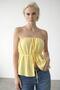 Strapless Muslin Gathered Blouse - 4