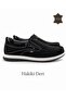 Genuine Nubuck Leather Full Orthopedic Lightweight Design Poly Sole Casual Men's Shoes - 4