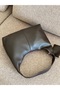Women's Shoulder Bag with Buckle Detail, Strap and Zipper, Small Wallet, 34cm + 22cm Dimensions - 2
