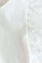Flutter-sleeved broderie anglaise top - 5