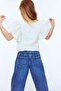 Flutter-sleeved broderie anglaise top - 3