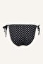 Regular Fit Polka Dot Black Bikini Bottom G4010Ax26Sm - 6