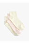 3-Piece Basic Set of Cotton Booties Socks