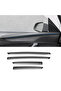 Door Trim Top Covering Compatible with Tesla Model Y Juniper 4 Pieces Matte Black