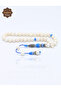 Black-Blue Special System Tasseled Handcrafted Imame Natural Cultured Pearl Stone Prayer Beads 201025522