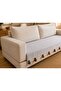 Tasseled Striped Linen Sofa Cover Only Covers the Seating Area (210X 85 cm) - 2