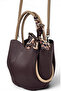 Coffee&Mink, Lale Model, Scarf, Puppy, Cross Strap, Women's Hand and Shoulder Bag - 3