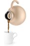 Globe Flask 1.0 Ltr Handle with 2 Collars(Gold & Silver), (Soft Beige) - 2