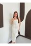 Women's Polka Dot Midi Dress, Body-Hugging, Thick Straps, Stylish New Season Dress - 2