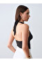 32931 Degaje Collar Polka Dot Top-Black - 3