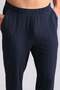 Egyptian Men's Bamboo Straight-Leg Trousers Navy Blue - 4