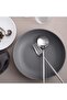 B&S Metro Grey Matte Stoneware Pasta Bowl Set of 4 – 8.5'' Shallow Bowls for Pasta, Salad, Risotto - 2