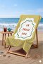 Yellow Blue Polka Dot La Dolce Vita Printed Beach and Pool Towel 75X150 - 3