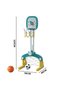 - 3 In 1 Kids Basketball Football Ring Toss Playset - Green - 5