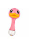 - Baby Duck Grab & Shake Rattle Toy - Pink