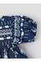 Popees Baby Girls Cotton Dress| Navy Blue| 3-36 Months - 3