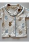 Classic Ribbed 2-Piece Baby Boy Summer Pajama Set - 100% Cotton - 4
