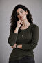 Women's Placket Camisole Blouse - 2