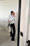 Stripe Stitched Leggings Trousers - 2