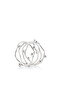Silver Napkin Rings Set of 4 from Tila - 6