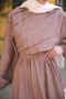 Mink Ruffle Layered Elastic Waist Dress - 3