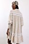 Beige Country Linen Dress - 6