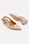 Elegant Women's Shoes Open Back Low Heel Shoes Modern Feminine Design - 6
