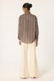 Striped Shirt with Bow Detail - 5
