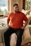 Battal Size Men's Modal Cotton T-Shirt Pants Set 3Xl-6Xl - 3
