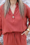 Tile Standard Size Muslin Single Button Blouse - 3