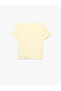 Cotton Drawstring Short Sleeve Crew Neck T-Shirt - 2