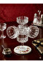 6-Piece Crystal Glass Footed Daisy Model Presentation Bowl (100 ml) - 3