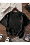 Reversible Printed AMOR Lettered Pattern T-Shirt - 3