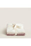 Chic 100% Cotton 3-Piece Hand Towel Set 30X40 cm Plum/Beige/Ecru - 4