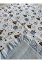 100% Cotton Muslin Baby Blanket with Ruffles, Double Layer Coverlet - 7