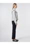 Women's Flounce Collar Buttoned Linen Short Jacket - 7