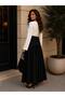 Women's Poplin Waist-Tie Long Tunic Flawed Skirt - 2
