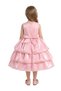 - Tiered Satin Party Dress - Pink - 5Y to 9Y - 3