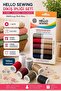 Hello Sewing Thread Set - First Quality Basic Colors 10-Piece Thread Set