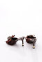 Women's Buckle Detailed Heeled Slippers - 3
