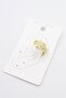 Stoned Cartilage Earrings - Gold - 2
