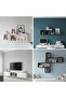 B&S Floating Wall Square Cube Shelves for Bedroom, Living Room, Bathroom, Kitchen - Wood, Set of 3, (ESPRESSO, CUBE) - 6